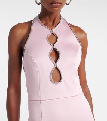 Robe longue Akari en satin | Rebecca Vallance