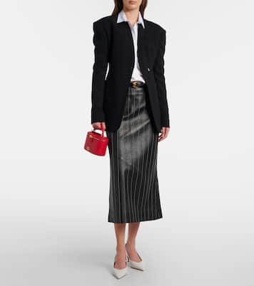 Anok 55 레더 슬링백 펌프스 | Amina Muaddi