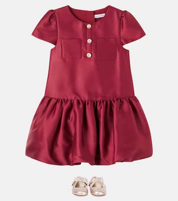 Abito Balloon in taffetà | Self-Portrait Kids