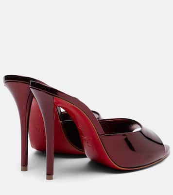 Pantoletten Miss Z 100 aus Metallic-Leder | Christian Louboutin