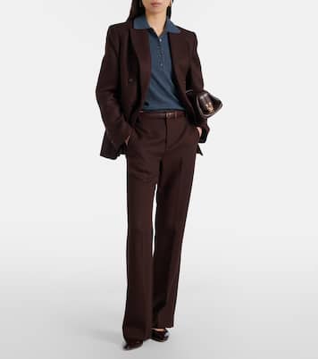 Cashmere and silk polo sweater | Vince