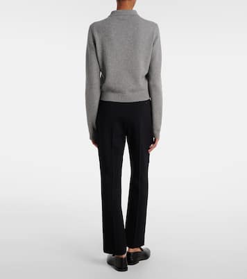 Logo wool and cashmere polo sweater | Givenchy