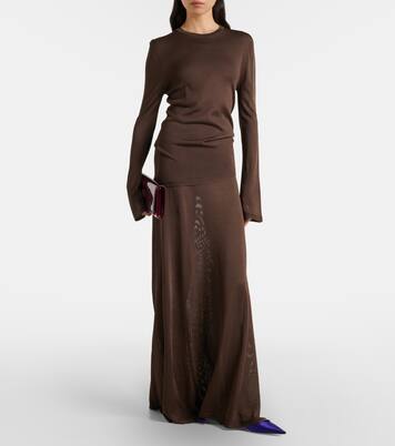 Mesh maxi skirt | Tom Ford