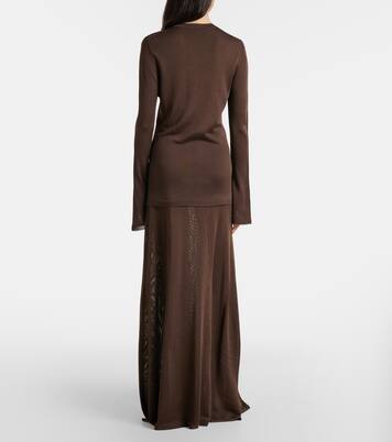 Mesh maxi skirt | Tom Ford