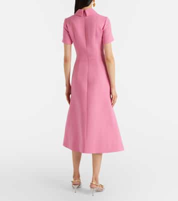 Eman wool crêpe midi dress | Emilia Wickstead