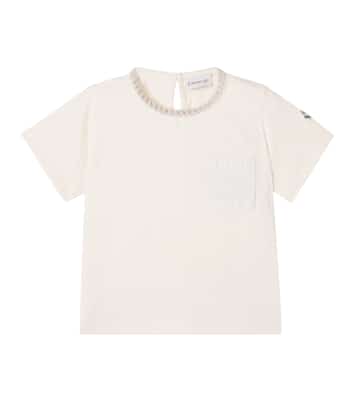 Logo cotton jersey T-shirt | Moncler Enfant