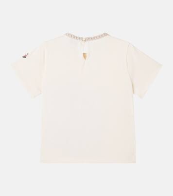 Logo cotton jersey T-shirt | Moncler Enfant