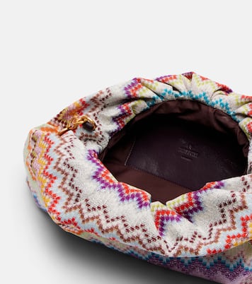 Zigzag Large jacquard clutch | Missoni