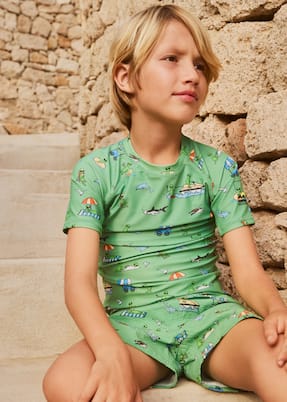 Bedruckter Rashguard Neptune | Molo