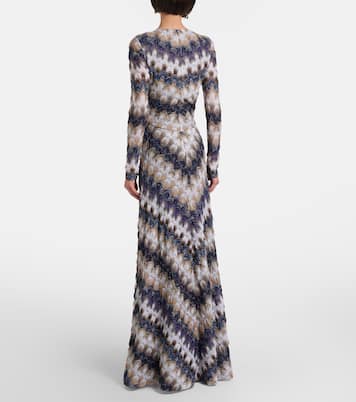 Lamé maxi dress | Missoni