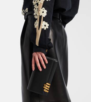 Clutch Hand de piel | Khaite