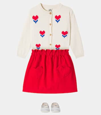 Cardigan Nina aus Baumwoll-Jacquard  | Bonton