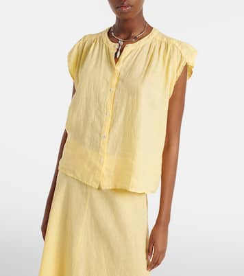 Janey linen shirt | Velvet