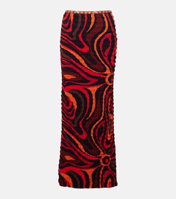 Falda larga Occhi fruncida | Pucci