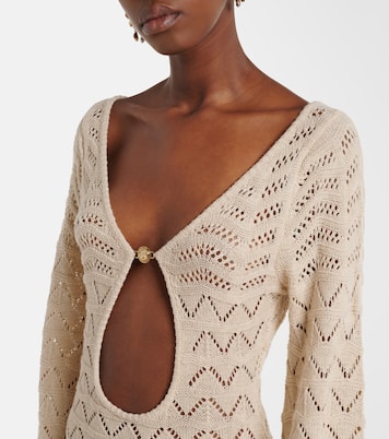 Rey crochet cotton-blend maxi dress | Bananhot