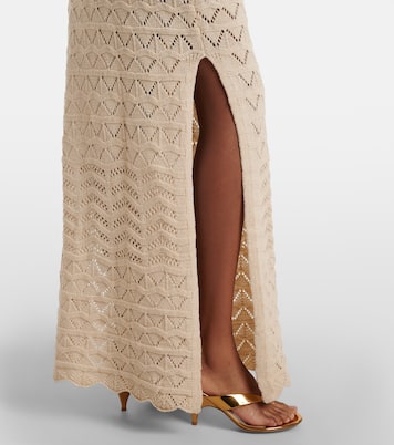 Rey crochet cotton-blend maxi dress | Bananhot