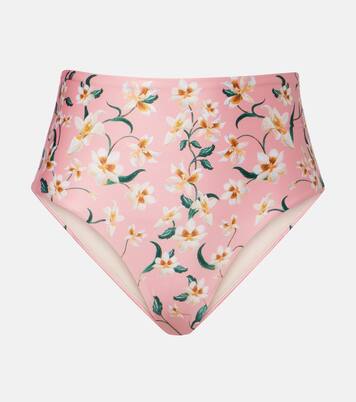 Magenta floral bikini bottoms | Agua by Agua Bendita