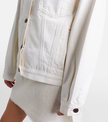 Chaqueta de denim con ante | Prada