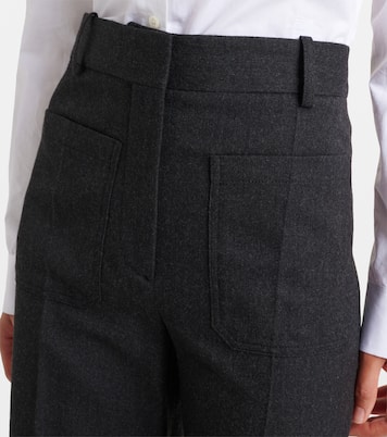 Pantalones flared Alina de lana virgen | Victoria Beckham