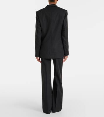 Pantalones flared Alina de lana virgen | Victoria Beckham