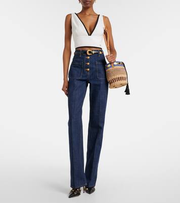 High-rise flared jeans | Valentino