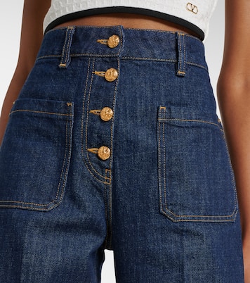 High-rise flared jeans | Valentino