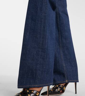 High-rise flared jeans | Valentino