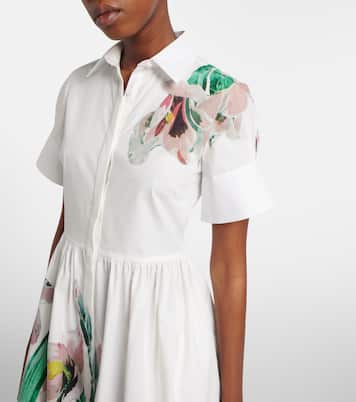 Floral cotton shirt dress | Erdem