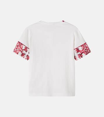 Printed cotton jersey T-shirt | Dolce&Gabbana Kids