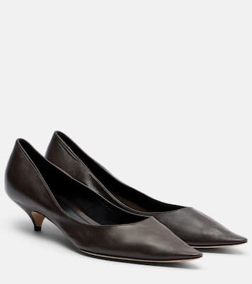 Liisa Three leather pumps | The Row