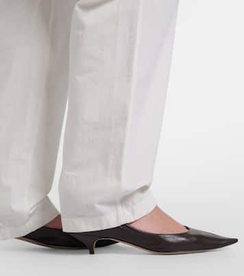 Liisa Three leather pumps | The Row