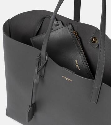 Shopping E/W leather tote | Saint Laurent