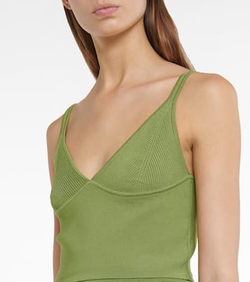 Bustier Lana aus Rippstrick | Simkhai