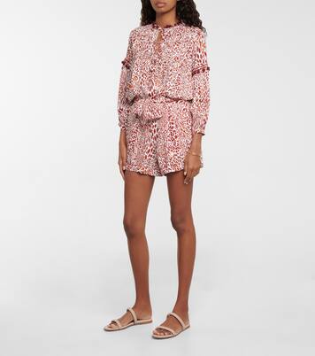 Bedruckte Shorts Rachel | Poupette St Barth