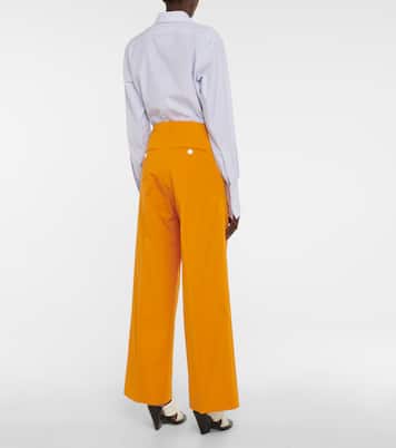 Pantalon ample à taille haute en coton | Plan C