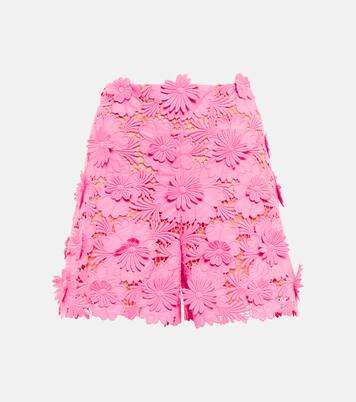 Shorts aus Spitze | Oscar de la Renta