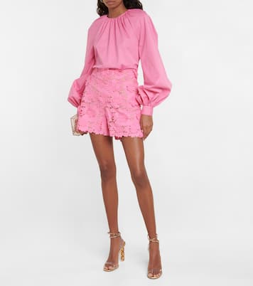 Shorts aus Spitze | Oscar de la Renta