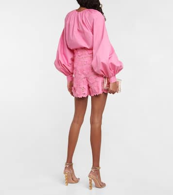 Shorts aus Spitze | Oscar de la Renta