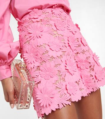 Shorts aus Spitze | Oscar de la Renta