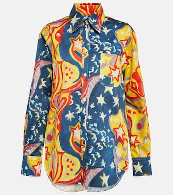 x No Vacancy Inn printed cotton shirt | Marni