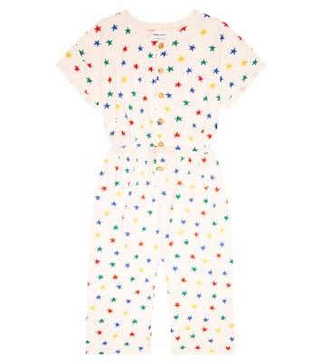 Star-print cotton jumpsuit | Bobo Choses