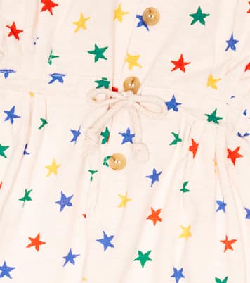 Star-print cotton jumpsuit | Bobo Choses