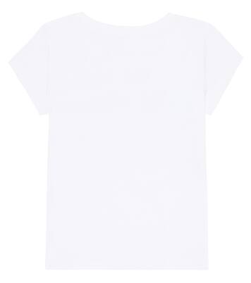 Printed cotton-blend T-shirt | Moschino Kids