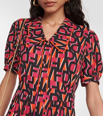Robe Darius à logo | Diane von Furstenberg
