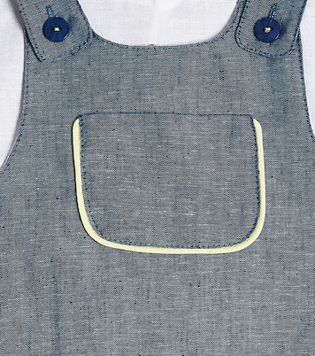 Baby linen and cotton overalls | La Coqueta
