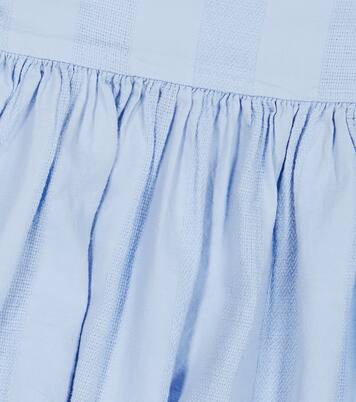 Sky ruffled cotton poplin top | Morley