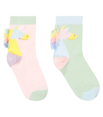 Printed cotton-blend socks | Stella McCartney Kids