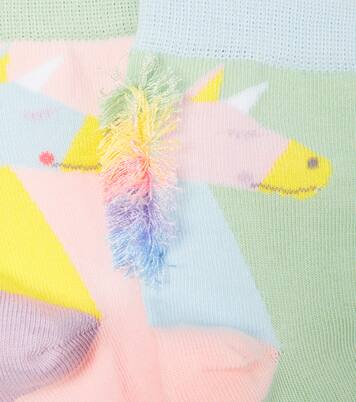 Printed cotton-blend socks | Stella McCartney Kids