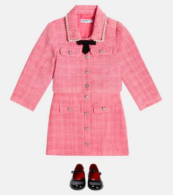 Embellished bouclé skirt | Self-Portrait Kids