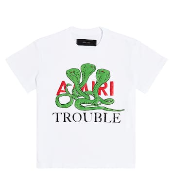 Logo cotton T-shirt | Amiri Kids